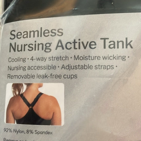 Destination Maternity Seamless Nursing Active Tank NEW! Size L - Picture 6 of 7